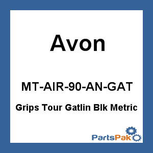 Avon Grips MT-AIR-90-AN-GAT; Air Cushioned Grips Gatlin Black