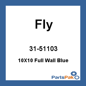Fly Racing 31-51103; 10X10 Full Wall Blue