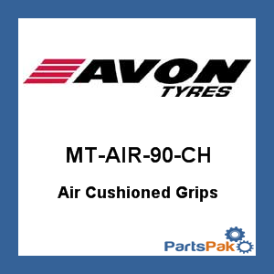 Avon Grips MT-AIR-90-CH; Air Cushioned Grips Chrome
