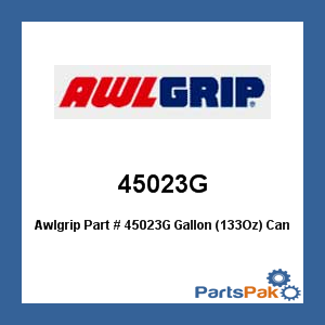 Awlgrip 45023G; Gallon (133Oz) Can Unlined W/Cvr