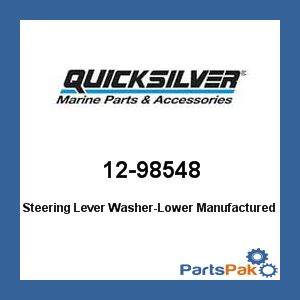 Quicksilver 12-98548; Steering Lever Washer-Lower- Replaces Mercury / Mercruiser