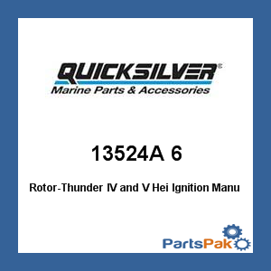 Quicksilver 13524A 6; Rotor-Thunder IV and V Hei Ignition- Replaces Mercury / Mercruiser