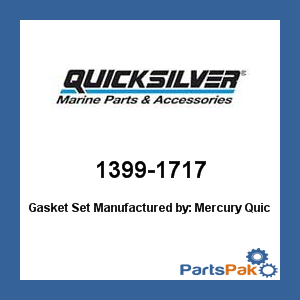 Quicksilver 1399-1717; Gasket Set- Replaces Mercury / Mercruiser