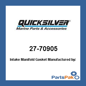 Quicksilver 27-70905; Intake Manifold Gasket- Replaces Mercury / Mercruiser