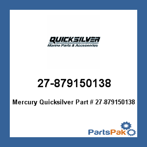 Quicksilver 27-879150138; Gasket-Water Pump Replaces Mercury / Mercruiser