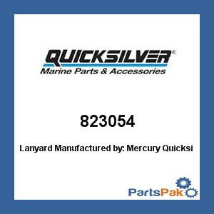 Quicksilver 823054; Lanyard- Replaces Mercury / Mercruiser