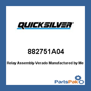 Quicksilver 882751A04; Relay Assembly-Verado Replaces Mercury / Mercruiser