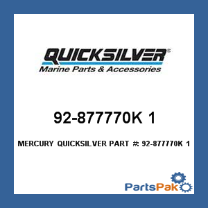 Quicksilver 92-877770K 1; ANTI FREEZE @4, Boat Marine Parts Replaces Mercury / Mercruiser