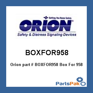 Orion BOXFOR958; Box For 958