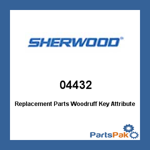 Sherwood 04432; Key-Woodruff