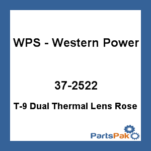 WPS - Western Power Sports 37-2522; T-9 Dual Thermal Lens Rose Snowmobile