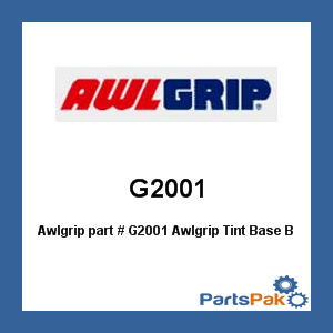 Awlgrip G2001; Awlgrip Tint Base Black