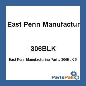 East Penn Manufacturing 306BLK; 6 Ga Black Per Ft. (500)