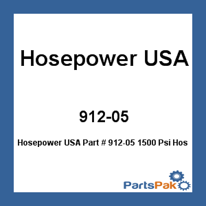 Hosepower USA 912-05; 1500 Psi Hose (4000)