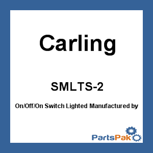 Carling SMLTS-2; On/Off/On Switch Lighted