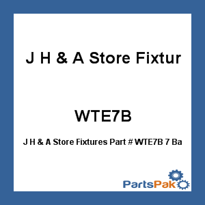 J H & A Store Fixtures WTE7B; 7 Ball Waterfall