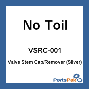 No Toil VSRC-001; Valve Stem Cap / Remover (Silver)