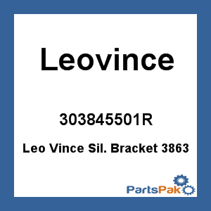 Leovince 303845501R; Leo Vince Sil. Bracket 3863