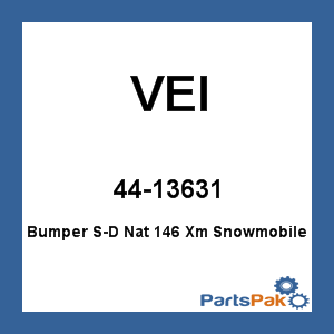 VEI 44-13631; Bumper Fits Ski-Doo Fits SkiDoo Nat 146 Xm Snowmobile