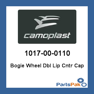 Camoplast 1017-00-0110; Bogie Wheel Double Lip Center Cap