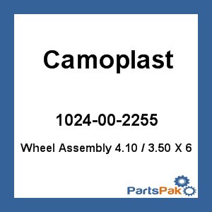 Camoplast 7016-00-2255; Wheel Assembly 4.10/3.50 X 6