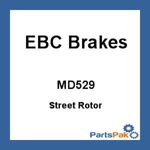 EBC Brakes MD529; Street Rotor
