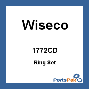 Wiseco 1772CD; Piston Rings For Wiseco Pistons Only; 45.00 mm Ring Set