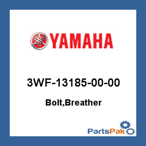 Yamaha 3WF-13185-00-00 Bolt, Breather; 3WF131850000