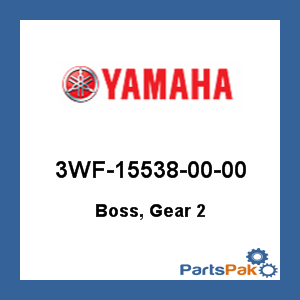 Yamaha 3WF-15538-00-00 Boss, Gear 2; 3WF155380000