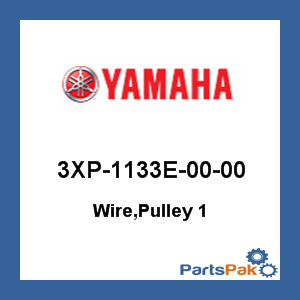 Yamaha 3XP-1133E-00-00 Wire, Pulley 1; 3XP1133E0000
