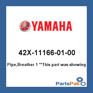 Yamaha 42X-11166-01-00 (Inactive Part)