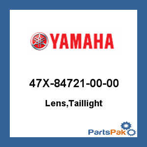 Yamaha 47X-84721-00-00 Lens, Taillight; 47X847210000