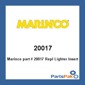 Marinco (Actuant Electrical) 20017; Repl Lighter Insert