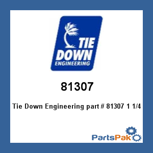Tie Down Engineering 81307; 1 1/4 In Races Pk/2