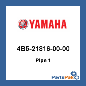 Yamaha 4B5-21816-00-00 Pipe 1; 4B5218160000
