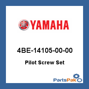 Yamaha 4BE-14105-00-00 Pilot Screw Set; 4BE141050000