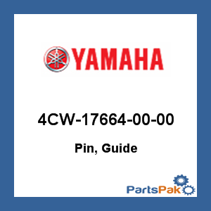 Yamaha 4CW-17664-00-00 Pin, Guide; 4CW176640000
