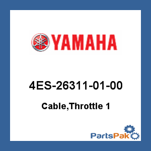 Yamaha 4ES-26311-01-00 Cable, Throttle 1; 4ES263110100