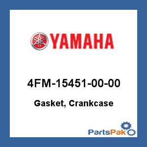 Yamaha 4FM-15451-00-00 Gasket, Crankcase; 4FM154510000