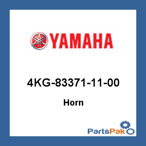 Yamaha 4KG-83371-11-00 Horn; 4KG833711100