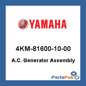 Yamaha 4KM-81600-10-00 A.C. Generator Assembly; 4KM816001000