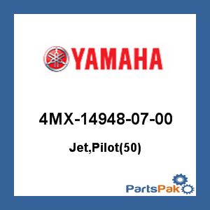 Yamaha 4MX-14948-07-00 Jet, Pilot(50); 4MX149480700