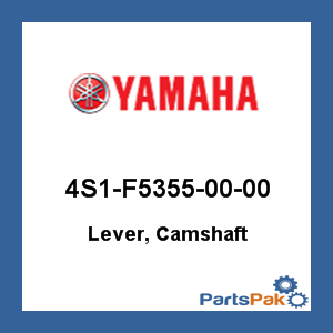 Yamaha 4S1-F5355-00-00 Lever, Camshaft; 4S1F53550000