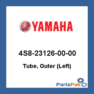 Yamaha 4S8-23126-00-00 Tube, Outer (Left); 4S8231260000
