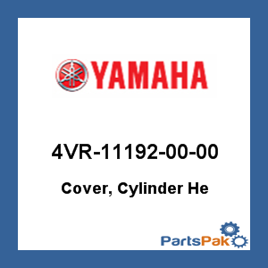 Yamaha 4VR-11192-00-00 Cover, Cylinder He; 4VR111920000