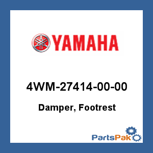 Yamaha 4WM-27414-00-00 Damper, Footrest; 4WM274140000