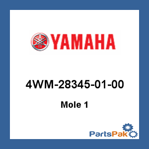 Yamaha 4WM-28345-01-00 Mole 1; 4WM283450100