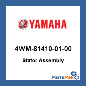 Yamaha 4WM-81410-01-00 Stator Assembly; 4WM814100100