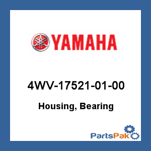 Yamaha 4WV-17521-01-00 Housing, Bearing; 4WV175210100