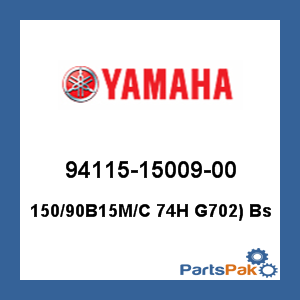 Yamaha 94115-15009-00 150/90B15 Motorcycle 74H G702) Bs; 941151500900